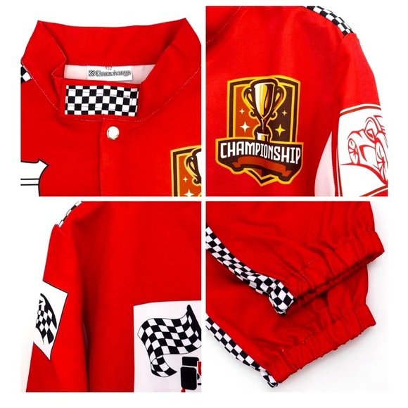 CoolChange Racing Driver Halloween Costume Kid’s Size M 8. (EU 128) - Picture 4 of 7